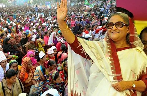 ৫ই জানুয়ারীর নির্বাচনে বিএনপির অংশ না নেয়া খালেদা জিয়ার বড় ভুল- শেখ হাসিনা