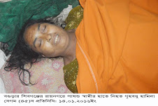 শিবগঞ্জের রায়নগরে স্ত্রীকে হত্যা করে পাষণ্ড স্বামীর পলায়নঃ থানায় মামলা
