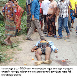 বগুড়া-রংপুর মহাসড়কের নাগরকান্দি নামকস্থানে ট্রাকের ধাক্কায় একজন ভ্যানচালক নিহত