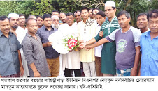 লাহিড়ীপাড়া ইউনিয়ন বিএনপির চেয়ারম্যানকে সংবধনা প্রদান