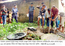 বগুড়ার গোকুলে পায়খানার সেপ্টিট্যাংকি  থেকে এক যুবকের গলিত লাশ উদ্ধার