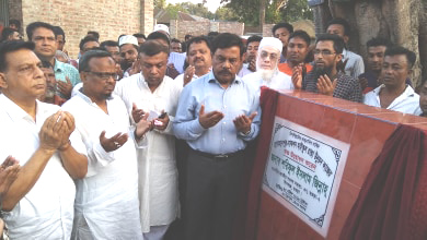 শিবগঞ্জে সোবাহানপুর বাকশন রাস্তা পাকাকরণ কাজের শুভ উদ্বোধন